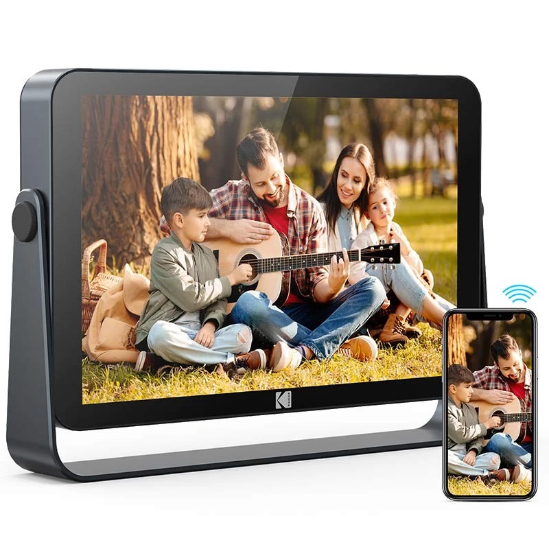 Kamera WiFi Kodak RWF-109V smoky gray — wewnętrzna kamera bezpieczeństwa Wi‑Fi, kompaktowy design
