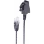 kabel telefoniczny ShiverPeaks BS12-09265 6 m Czarny