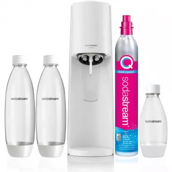 SodaStream Soda Maker Terra Megapack QC biały zawiera 3 butelki (2270213)