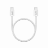 Kabel CANYON OnWire 60MG USB-C na USB-C 60W Magnetyczny Pleciony 1m Biały