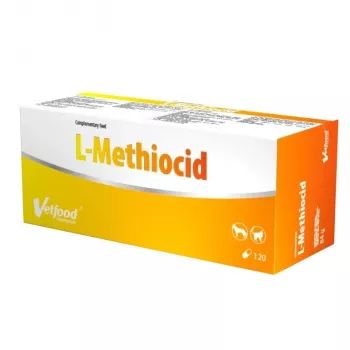 VETFOOD L-Methiocid - suplementy dla psów i kotów - 120 szt.