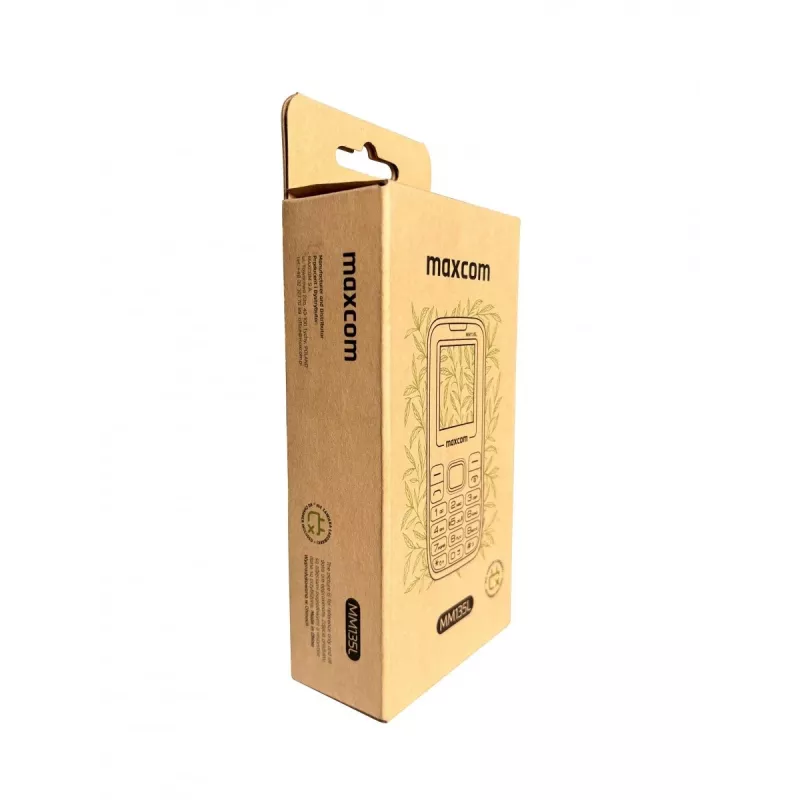 Maxcom MM135LITE Classic GSM Pocket Mobile Phone - Niebieski, Niebieski