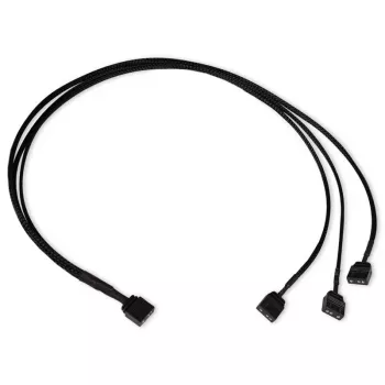 Kabel rozgałęźnik RGB Alphacool 18707 5V Czarny 600mm