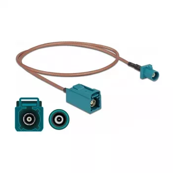 Kabel antenowy DeLOCK FAKRA Z wtyk FAKRA Z gniazdo RG-316 0,5 m