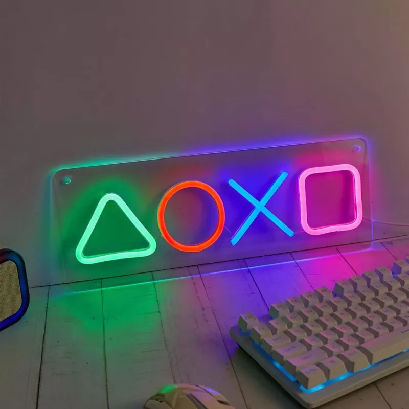 Panel neonowy gamingowy MANTA SNL111MT – dekoracyjne symbole LED do zestawu gamingowego