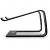Podstawka pod laptopa Port Designs 901103 — aluminium i czarna, obsługa do 15,6 cala, szerokość 260 mm, głębokość 145 mm, wysokość 225 mm