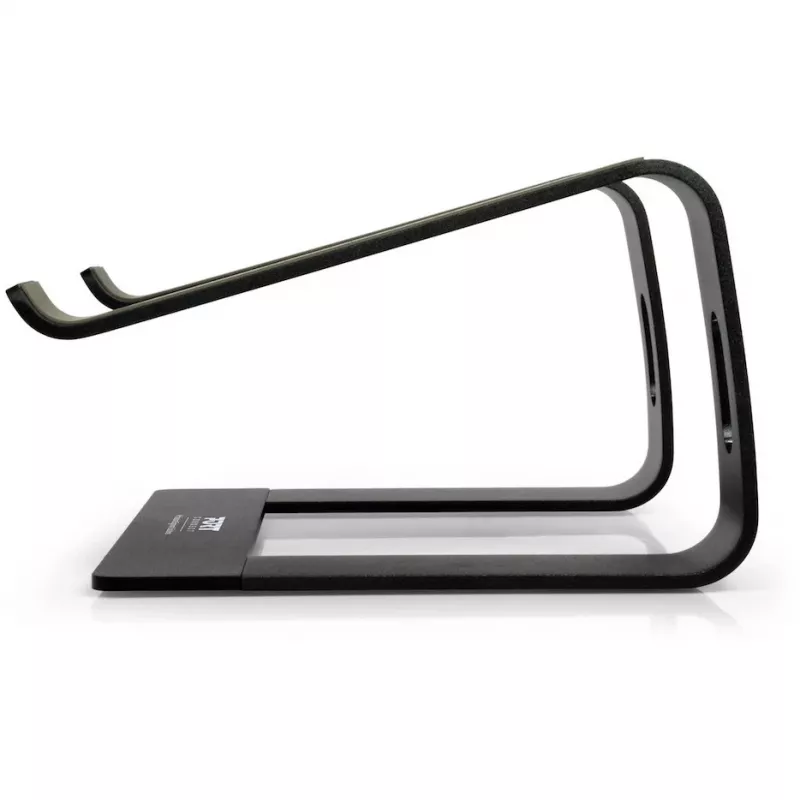 Podstawka pod laptopa Port Designs 901103 — aluminium i czarna, obsługa do 15,6 cala, szerokość 260 mm, głębokość 145 mm, wysokość 225 mm