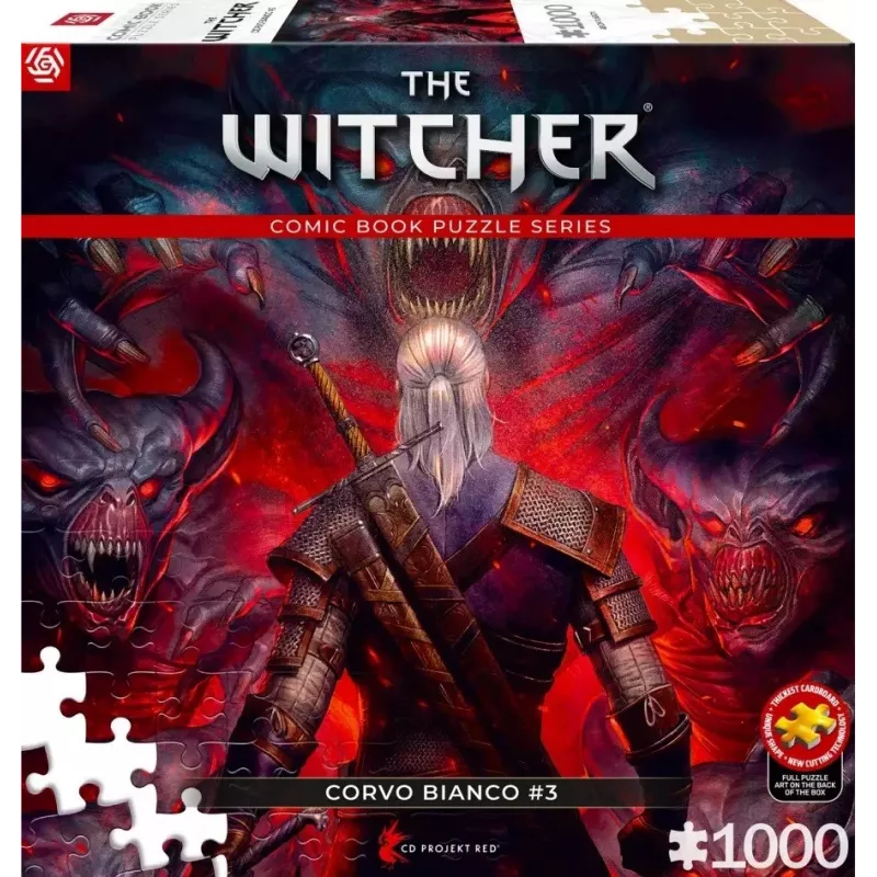 Good Loot Comic Book Puzzle: Wiedźmin Corvo Biały, 1000 elementów
