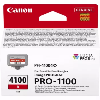 Oryginalny wkład atramentowy Canon LUCIA PRO II 1 szt. Standardowa wydajność czerwony