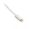 Skręcany kabel USB Ducky biały Edition DACOC2-WHT1, odłączany, biały skręcany design