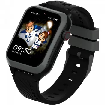 Smartwatch Garett Kids Essa 2 4G Czarny — dziecięcy zegarek GPS z łącznością 4G
