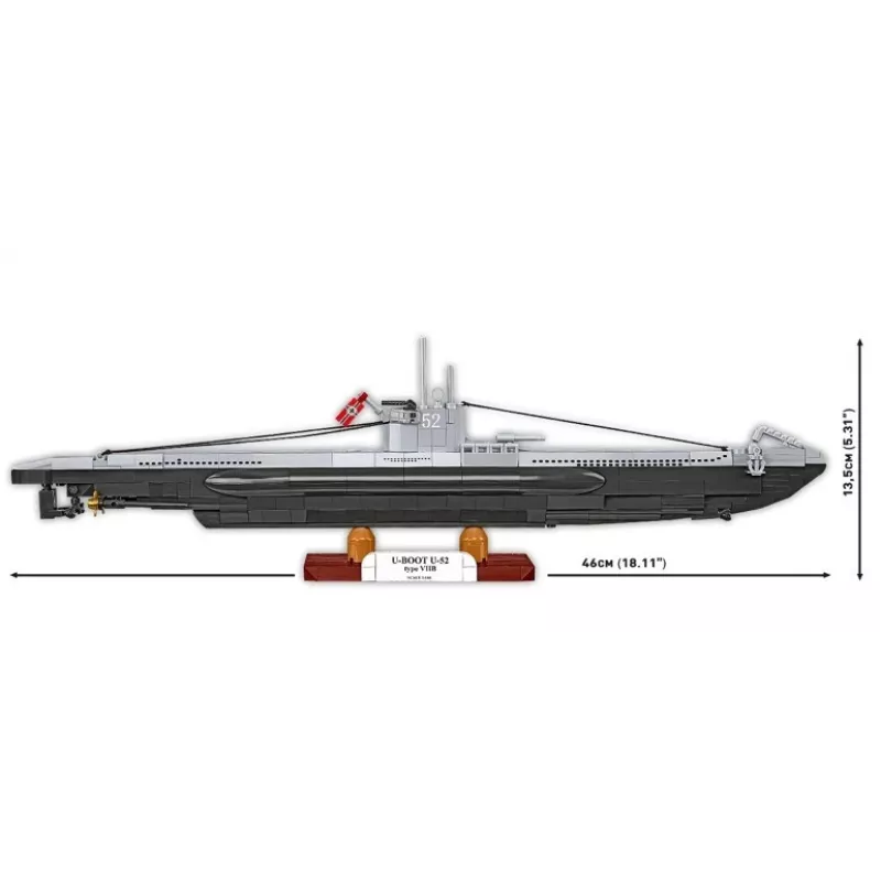 Zestaw konstrukcyjny Cobi U-Boot U-52 — model z 474 elementów