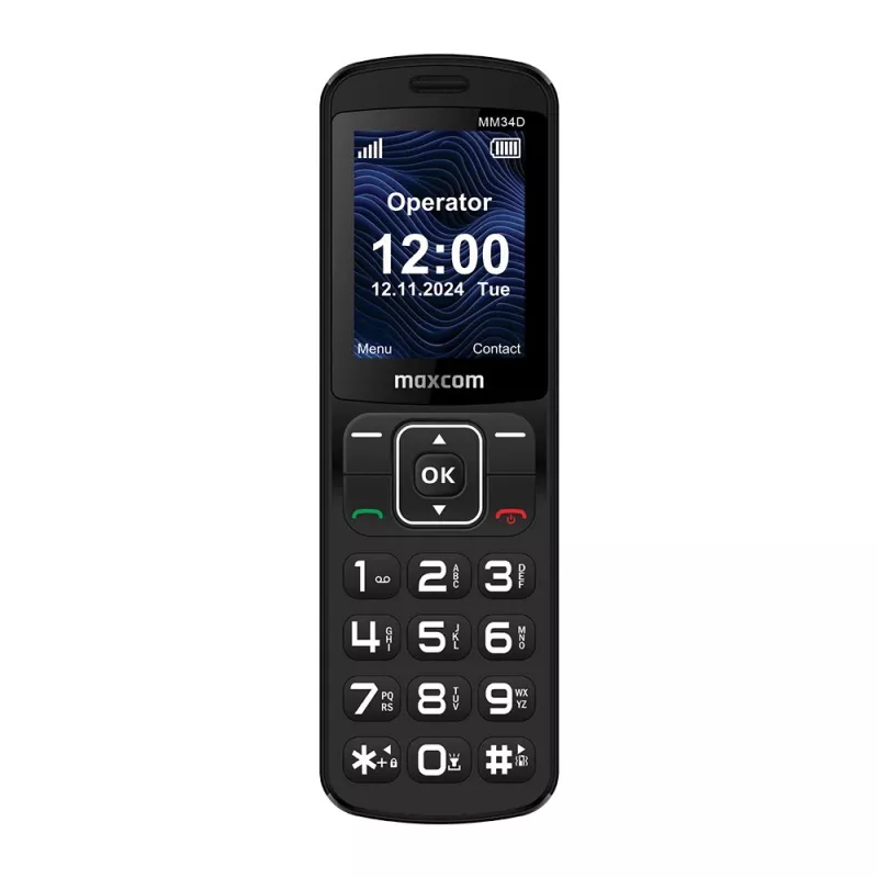 Telefon komórkowy MAXCOM MM34D 4G, wyświetlacz 6,0 cala
