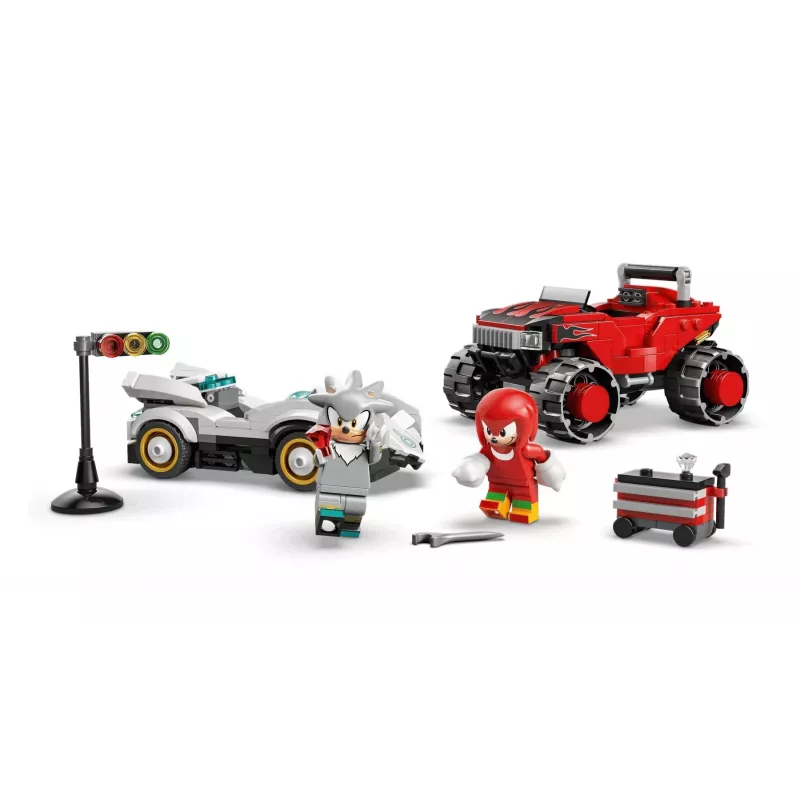 LEGO SONIC THE HEDGEHOG 77118 Samochód Silvera kontra Monster Truck Knucklesa