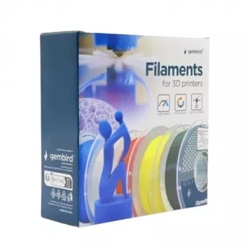 Filament do druku 3D GEMBIRD PLA 1,75 mm biały 1 kg