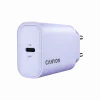 Ładowarka sieciowa CANYON OnCharge 30CL, 30 W USB-C PD, 1 wyjście PD, wtyczka EU, Fioletowa