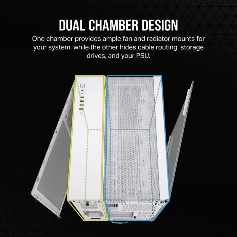 Corsair 6500D AIRFLOW Midi Tower biały