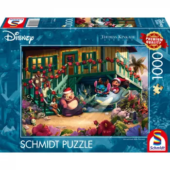Puzzle Schmidt Spiele 58049 — 1000 szt., Lilo & Stitch kreskówki