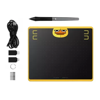 Tablet graficzny HUION HS64 Special Edition czarno-żółty