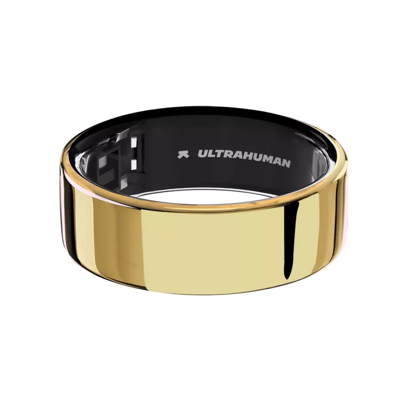 Ultrahuman | Ring Air | Bionic Gold | Rozmiar 8 | Inteligentny Pierścień