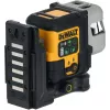 Akumulatorowy laser wieloliniowy DeWalt DCLE14301GB 3×180° krzyżowy, 18V, zielone linie, zintegrowana bateria Powerstack litowo-jonowa