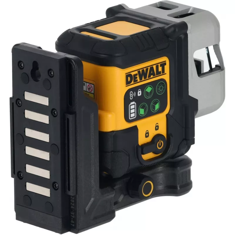 Akumulatorowy laser wieloliniowy DeWalt DCLE14301GB 3×180° krzyżowy, 18V, zielone linie, zintegrowana bateria Powerstack litowo-jonowa