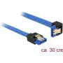 Kabel SATA DeLOCK 85090 Czarny Niebieski