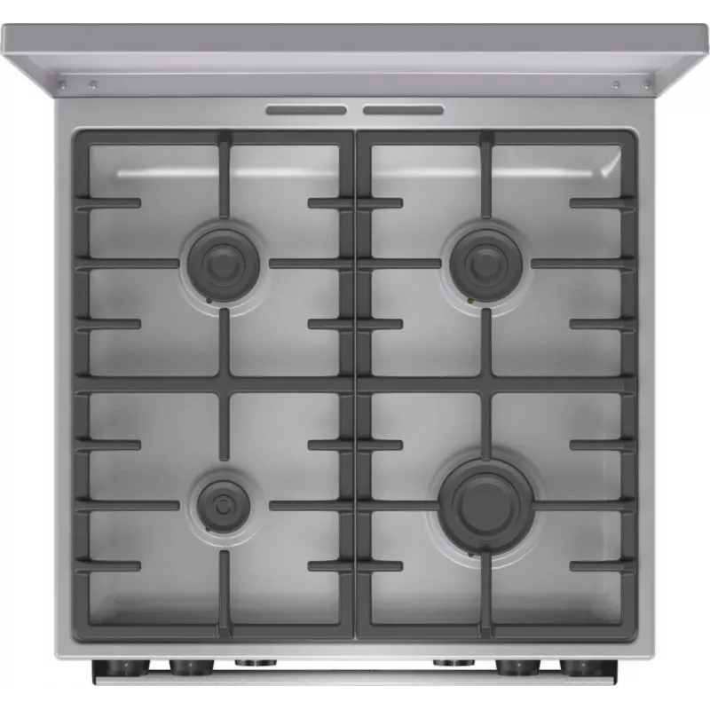 Gorenje GKS6C71XF Wolnostojąca kuchenka z piekarnikiem Srebrna