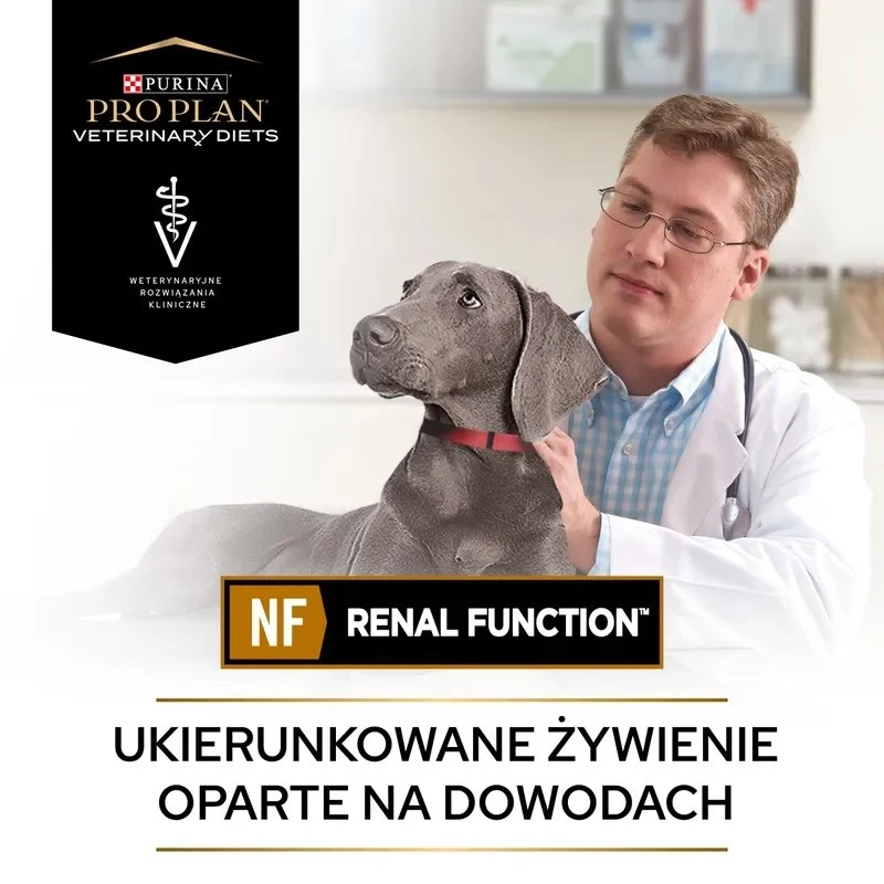 Mokra karma dla psa PURINA Pro Plan Veterinary Diets NF Renal Function terapeutyczna, wieprzowina, puszka 400 g
