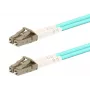 Kabel światłowodowy LOGON AL5LCLC07I/3I 7 m OM3 LC–LC Aqua Full duplex
