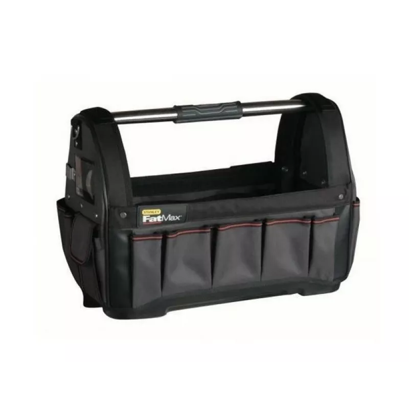 Skrzynka narzędziowa STANLEY 1-93-951, plastikowa, pokrywa na zawiasach, uchwyty, 480×250×330 mm, czarna