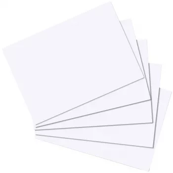 Fiszki Herlitz 10621308 białe 100 szt.