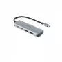 Hub USB Type-C DICOTA D32061 10000 Mbit/s Srebrny