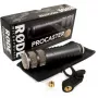 Studyjny mikrofon dynamiczny RØDE Procaster — przewodowy, mini XLR (3-pin), 75–18 000 Hz, 32 Ω, -56 dB, czarny, 695 g
