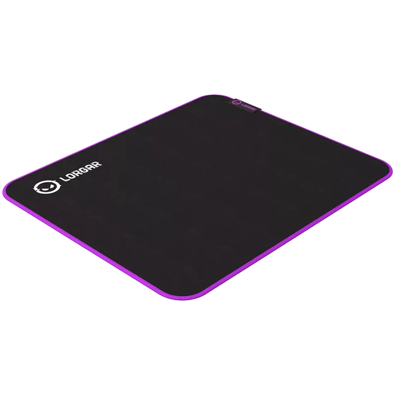 Podkładka pod mysz gamingowa Lorgar LRG-GMP313 Czarno-Fioletowa 360x300mm