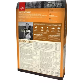 Orijen Cat & Kitten karma sucha dla kotów Chicken, Fish, Turkey 340 g