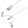 Kabel USB ShiverPeaks BS14-50067 1m USB A Micro-USB B biały