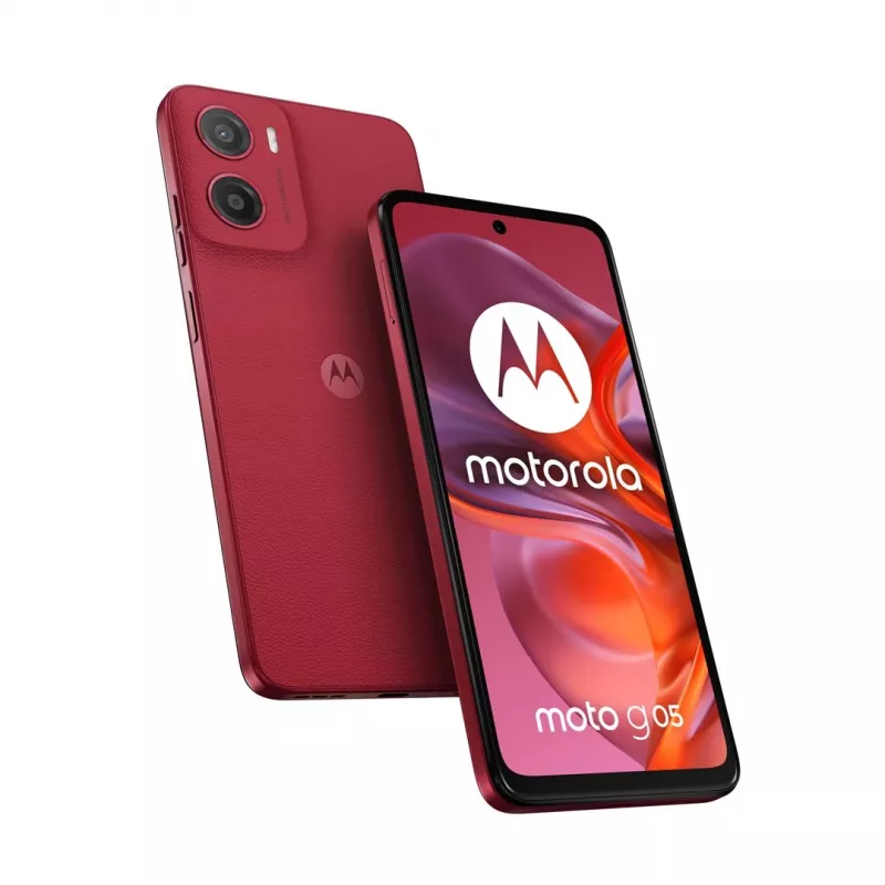 Motorola moto g05 16,9 cm (6,67 cala) Dual SIM Android 15 4G USB Typ-C 4 GB 256 GB 5200 mAh Czerwony