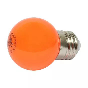 Synergy 21 LED Retrofit E27 Tropfenlampe G45 pomarańczowa 1 W do łańcucha świetlnego