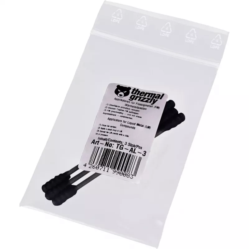 Aplikator do ciekłego metalu thermal grizzly TG-AL-3 — precyzyjny aplikator do past termicznych z ciekłego metalu