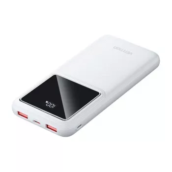 Power Bank USB 10000MAH 22.5W/USB Biały FHKW0 Vention