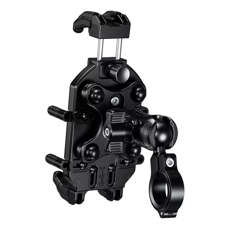 Pasywny uchwyt UleFone Armor Mount Pro do telefonów komórkowych — mocowanie na kierownicę, do rowerów i hulajnóg, czarny