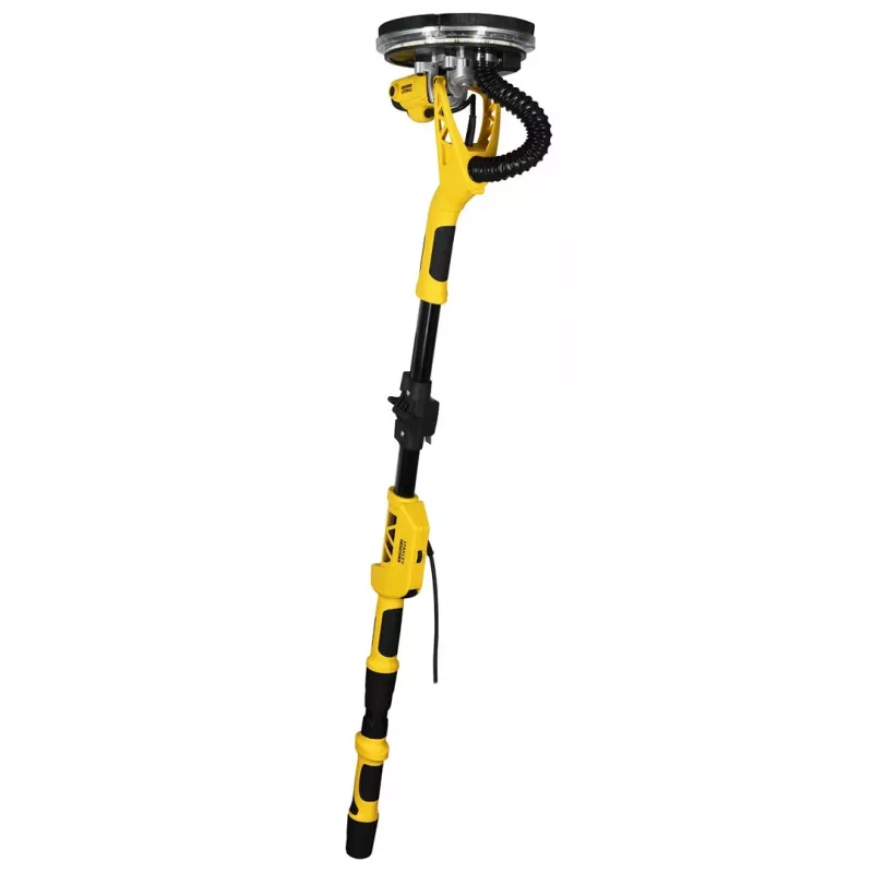 Szlifierka tarczowa STANLEY SFMEE500S 750 W, regulowana prędkość, uchwyt teleskopowy, miękki uchwyt, czarno-żółta