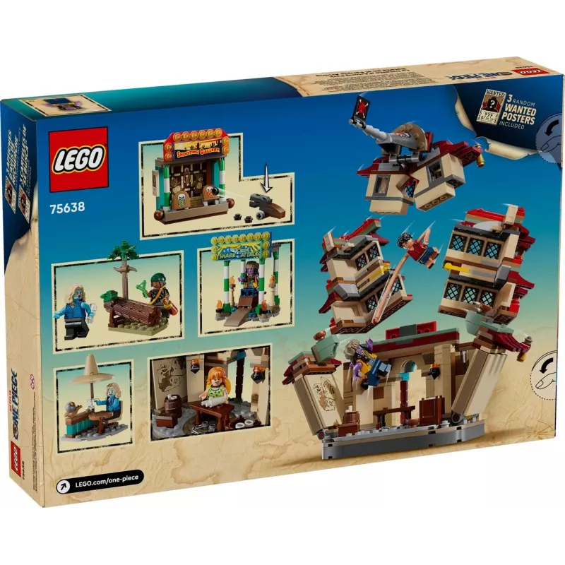 LEGO set One Piece Arlong Park 75638 — 926 pcs, 5 minifigures, recommended age 9+, detailed scenery