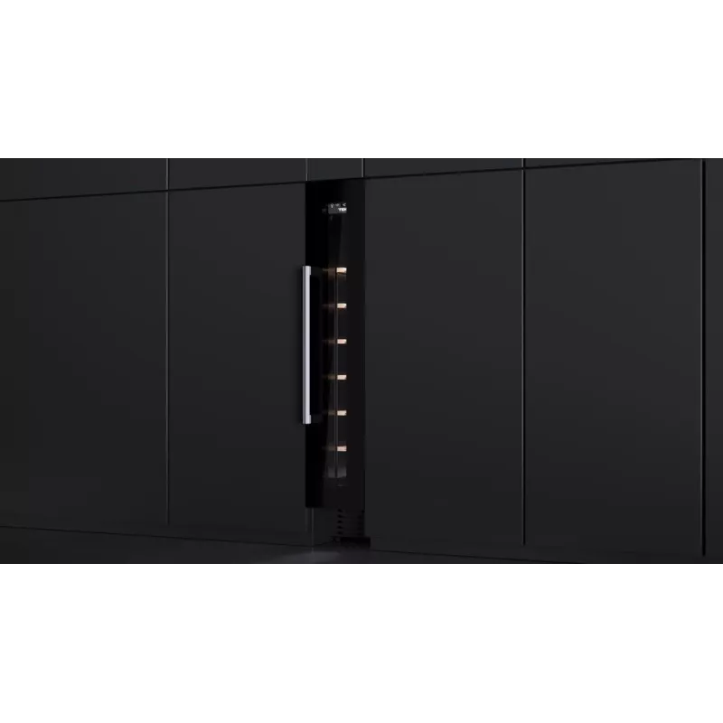 Teka RVU 10008 GBK Termoelektryczna chłodziarka do wina do zabudowy Czarna 8 butelek