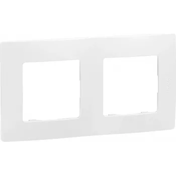 Legrand Niloe 665002 2-krotna płyta ścienna, biała