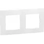 Legrand Niloe 665002 2-krotna płyta ścienna, biała
