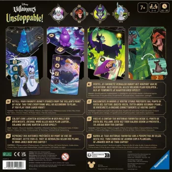 Ravensburger Disney Villainous Unstoppable! Gra planszowa strategiczna dla dzieci od 7 lat