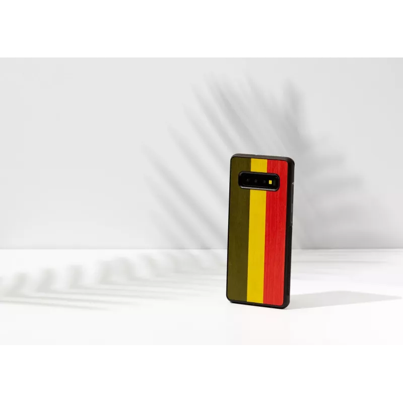 Etui na smartfon Man and Wood dla Galaxy S10 Plus — reggae Czarny ochronne etui