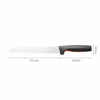 Nóż kuchenny Fiskars 1057538, stal nierdzewna, 1 szt., nóż do chleba